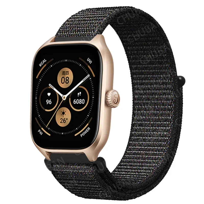 Loop Band For Amazfit GTS 4/3/2/2e Mini/GTR 4/3/Pro/GTR2/47mm/stratos Nylon 20mm/22mm Watch Bracelet Amazfit bip-U-S-lite strap