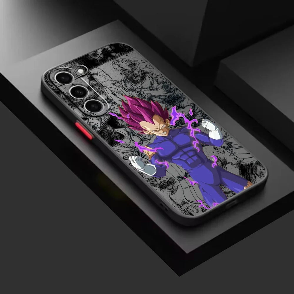 Gokuu Frosted Translucent For Samsung Galaxy S24 S23 S22 S21 S20 FE S10 S9 S8 Plus Ultra Pro 5G Funda