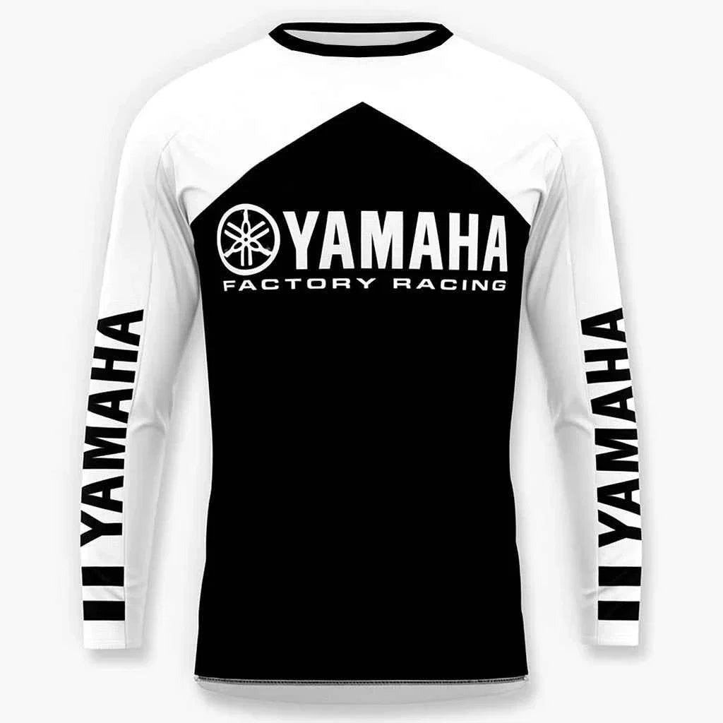 Yamaha New MXGP Super Motocross Racing Jersey Men And Women Oversized Breathable And Quick Drying Motorcycle Riding T-Shirt
