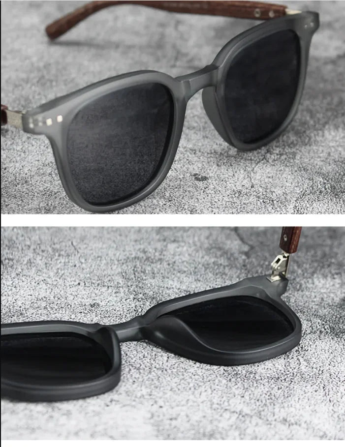 Men’s Vintage PC Frame Sunglasses - Classic Brand Driving Eyewear with Coating Lens