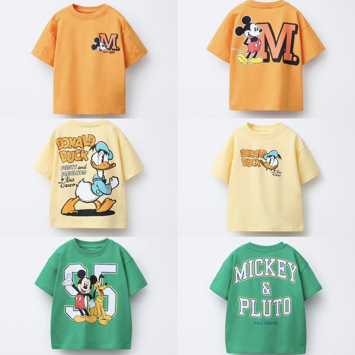 Mickey TShirt 2025 Summer Loose Casual Base Shirt Pure Cotton Tees New Design Round Neck Tops Toddler Cartoon Short Sleeve