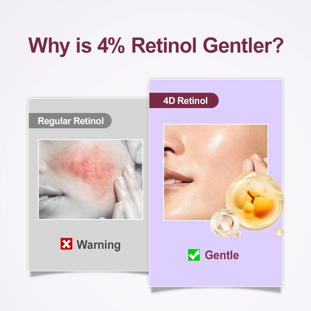 Retinol Anti Wrinkle Aging Face Serum Smooth Moisturizing Fade Fine Line Firming Nourishing Essence Moisturiz Facial Serum