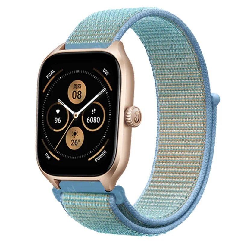 Loop Band For Amazfit GTS 4/3/2/2e Mini/GTR 4/3/Pro/GTR2/47mm/stratos Nylon 20mm/22mm Watch Bracelet Amazfit bip-U-S-lite strap