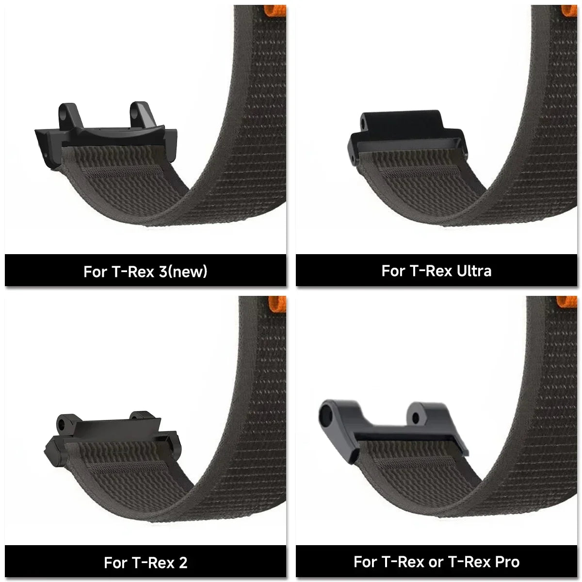 Nylon Strap For Amazfit T-rex  2 3 Ultra Watch Band For Huami Amazfit Trex Pro T Rex  Sport Belt Smartwatch Bracelet Accessories