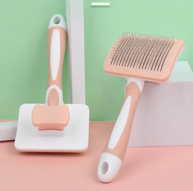Cat Comb Automatic Cat Hair Remover Self-cleaning Cats Brush Massage Dog Comb Cats Hair Removal Dog Brushes Pet Grooming Brush