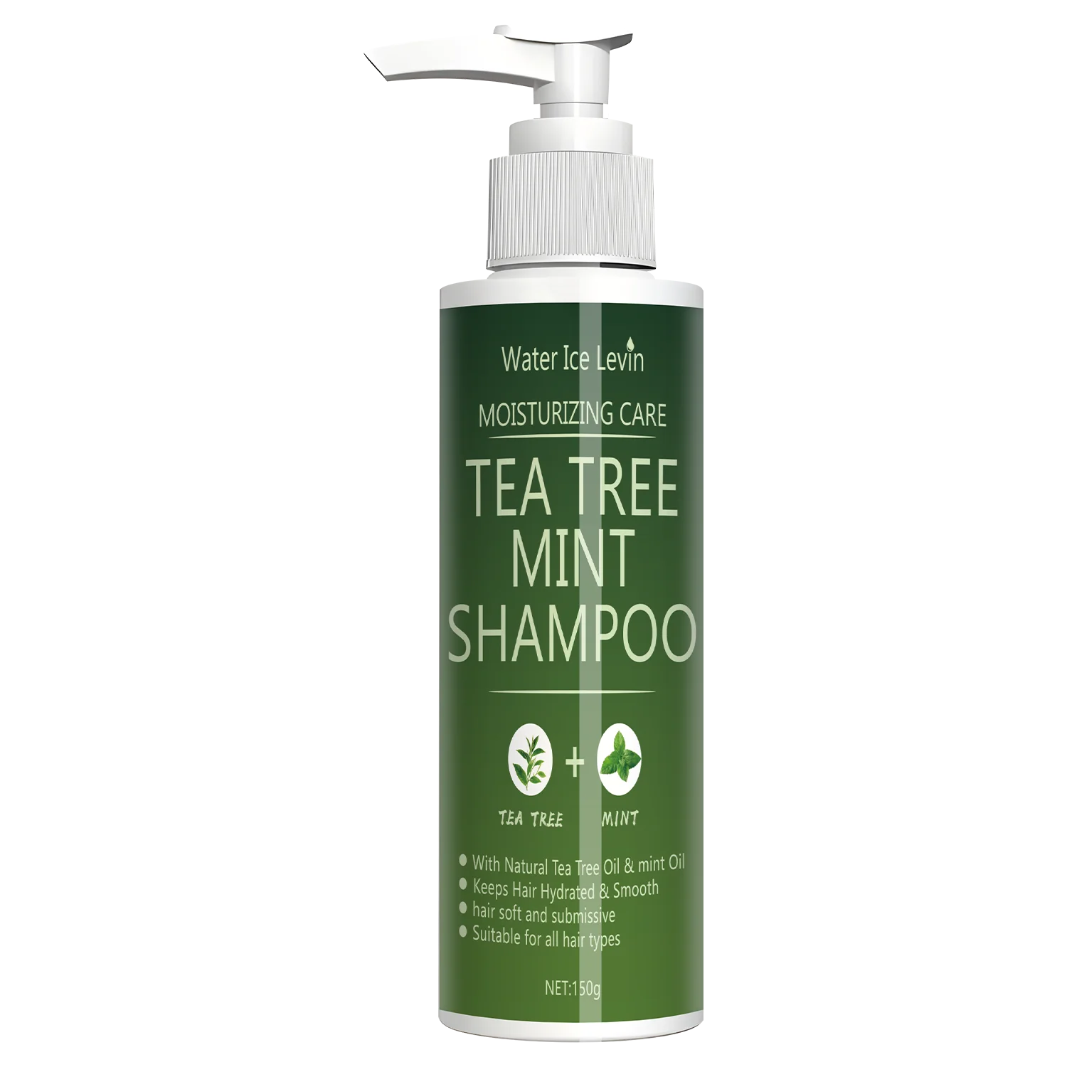 Tea Tree Mint Shampoo Natural Essence Revitalizes Hair. Dense Foam Cleansing. Strengthens and Smoothes. Adds Volume Shine.