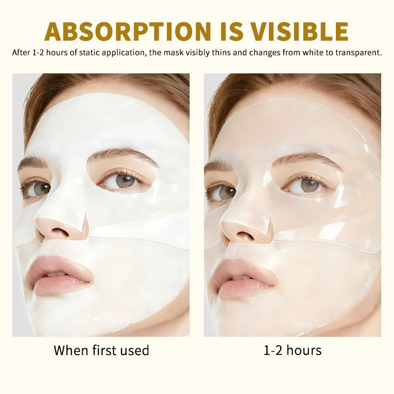 Overnight Collagen Face Mask Wrapping For Anti-Aging Skin Care Mask Moisturizes Skin To Make Wrinkles Less Noticeable Bright