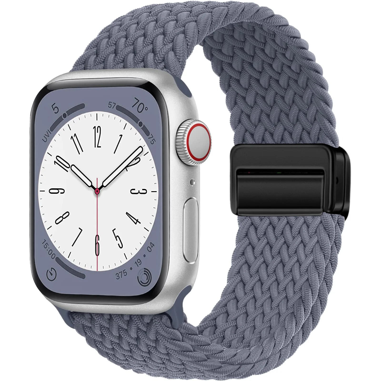 Braided Strap For Apple Watch Band 44mm 40mm 45mm 49mm 41mm 38 buckle Bracelet iWatch Series se 7 3 6 8 9 Ultra 2 Magnetic Band