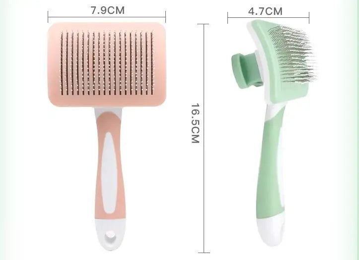 Cat Comb Automatic Cat Hair Remover Self-cleaning Cats Brush Massage Dog Comb Cats Hair Removal Dog Brushes Pet Grooming Brush