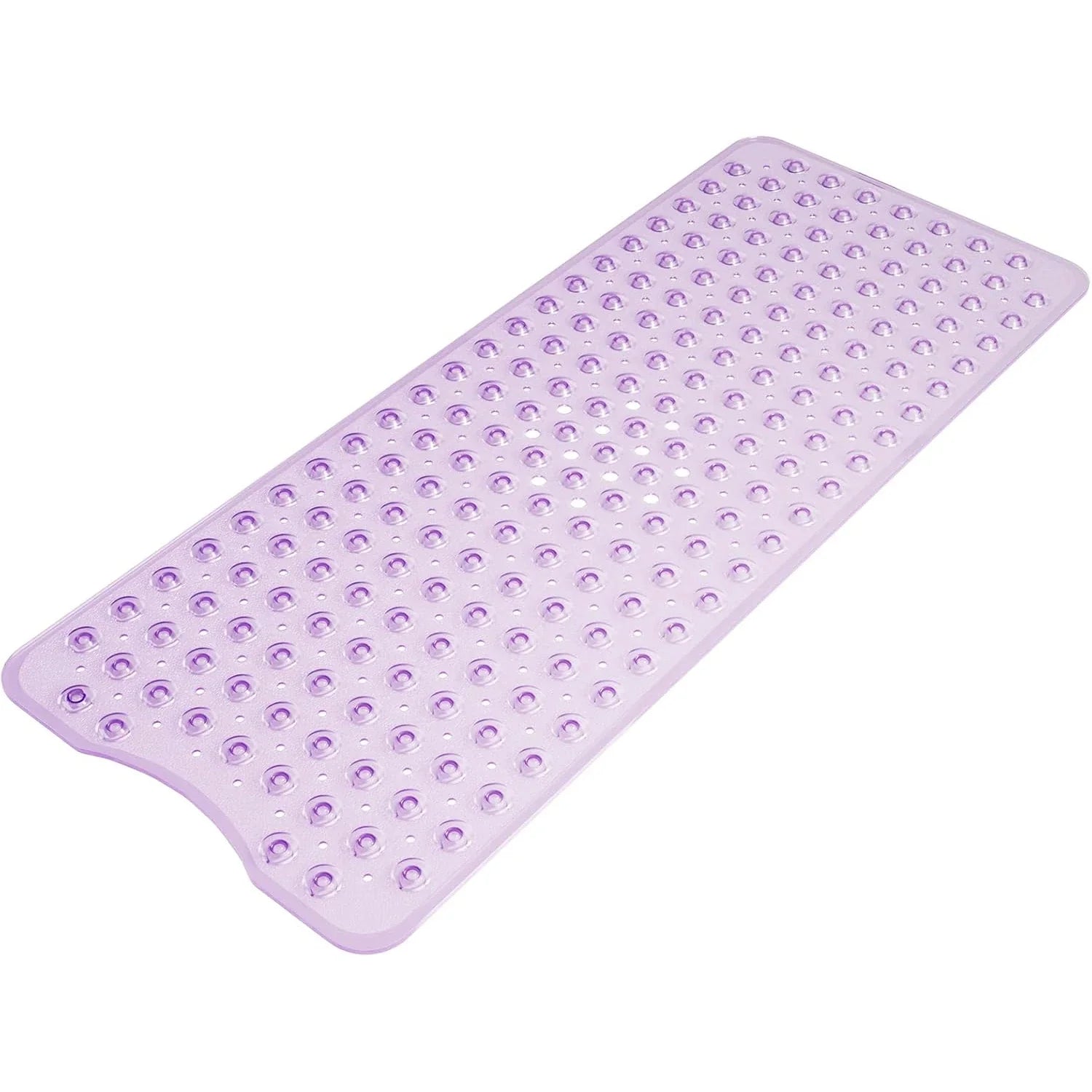 1pc Cartoon Extra Long Bathtub Mat 40x100cm Non Slip Bath Mat for Bathroom Tubs Shower Mats with Suction Cups & Drain Holes