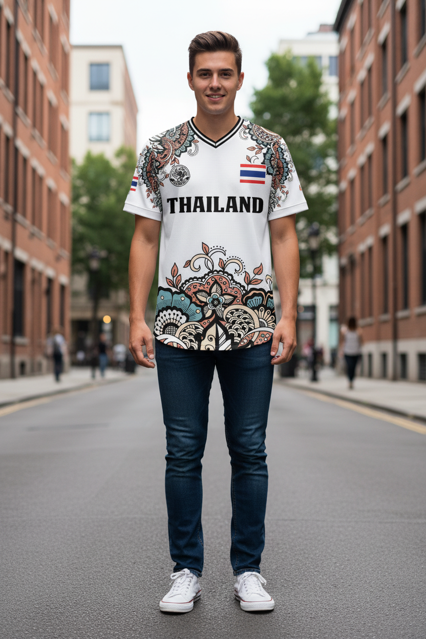 Men And Women Elephant Thailand 3D Printed Round Neck Short Sleeve Summer Street T-shirt Men's High Quality Oversized Breathable
