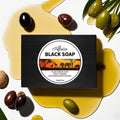 140g Hand Bamboo Charcoal Made Soap Bar Black Organic Soap Bar Charcoal Clay Organic Bathing Soap