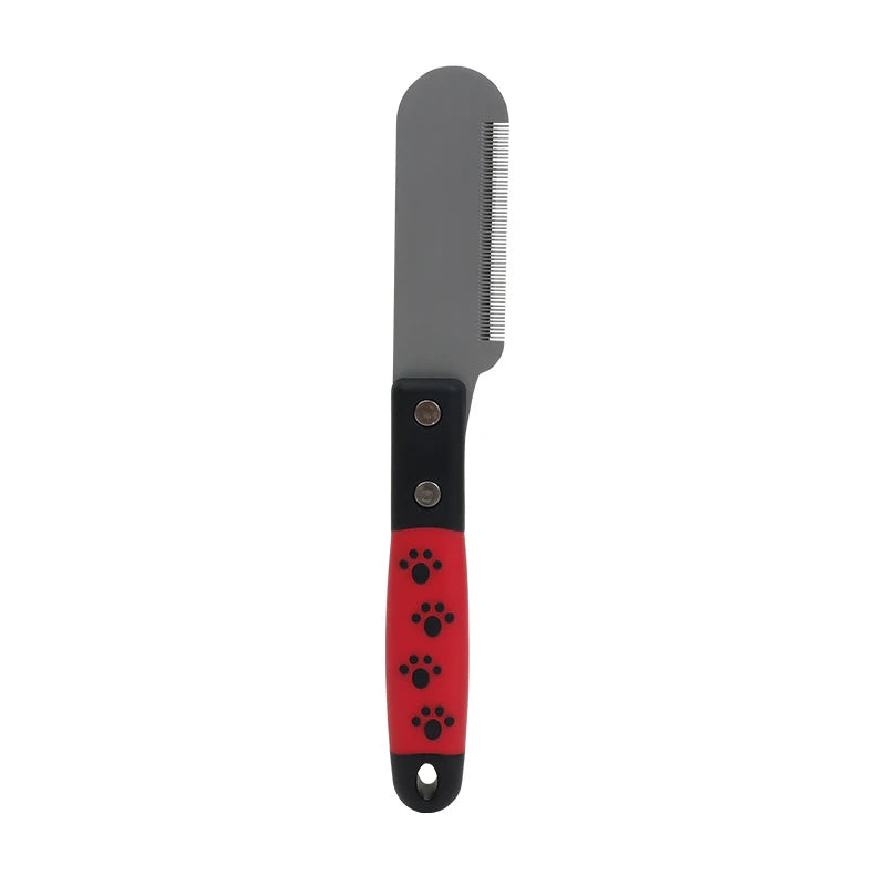 Dog Grooming Tools Dog Comb Pet Grooming Brush Terrier Plucking Knife Pet Hair Beating Knife Scraper Comb Dog Accessories