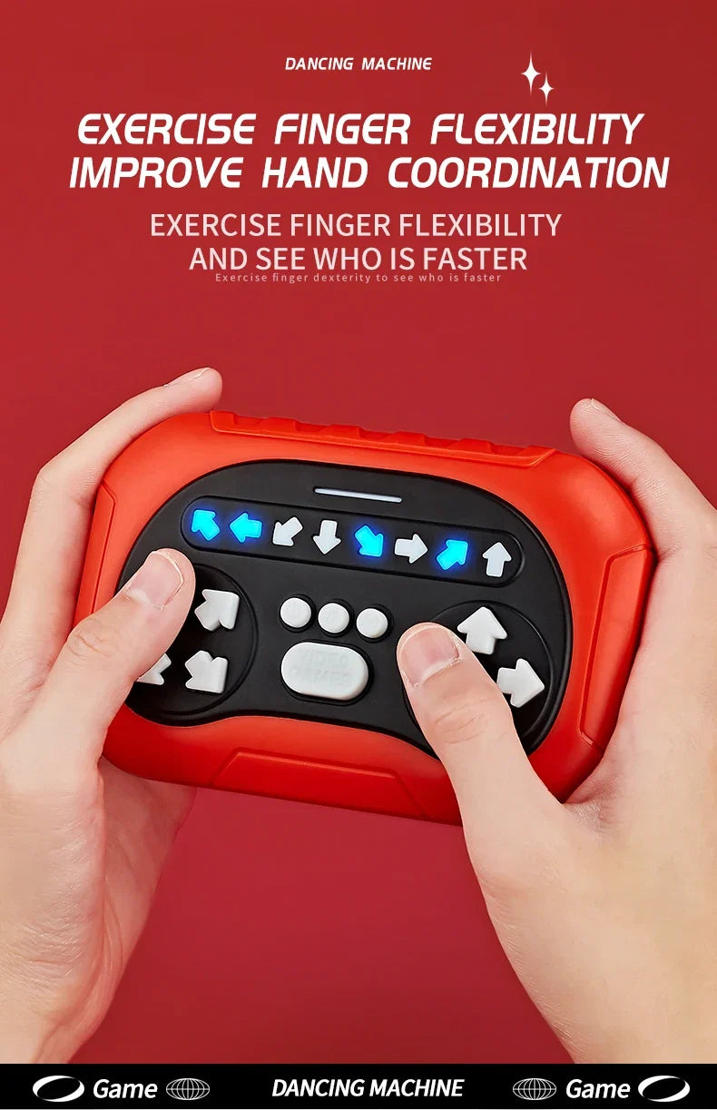 Fast Music Rhythm Quick Push Game - Finger Dance Handheld Game for Hand-Eye Coordination - Halloween/Thanksgiving/Christmas Gift