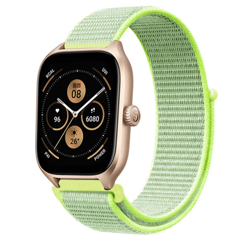 Loop Band For Amazfit GTS 4/3/2/2e Mini/GTR 4/3/Pro/GTR2/47mm/stratos Nylon 20mm/22mm Watch Bracelet Amazfit bip-U-S-lite strap
