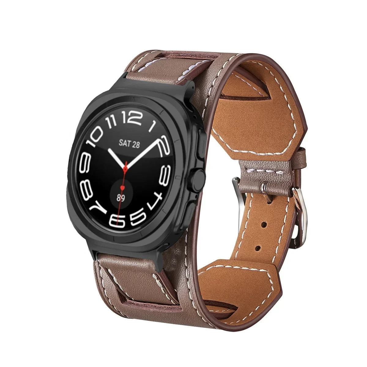 Premium Leather Band For Samsung Galaxy Watch Ultra 47mm Comfortable Bracelet Accessories Samsung Galaxy Watch 7 Ultra Wristband