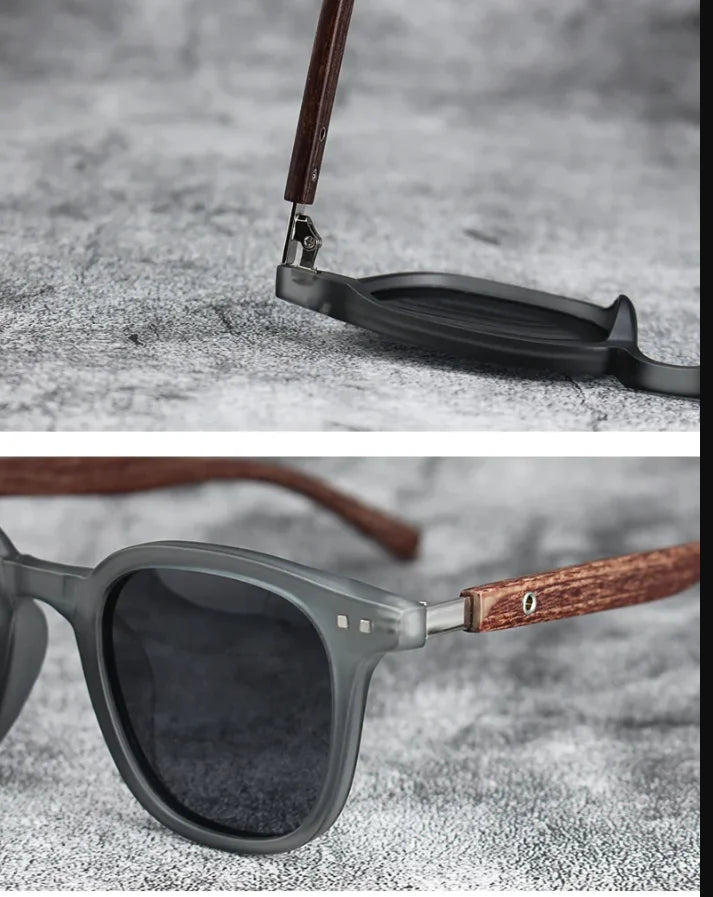 Men’s Vintage PC Frame Sunglasses - Classic Brand Driving Eyewear with Coating Lens