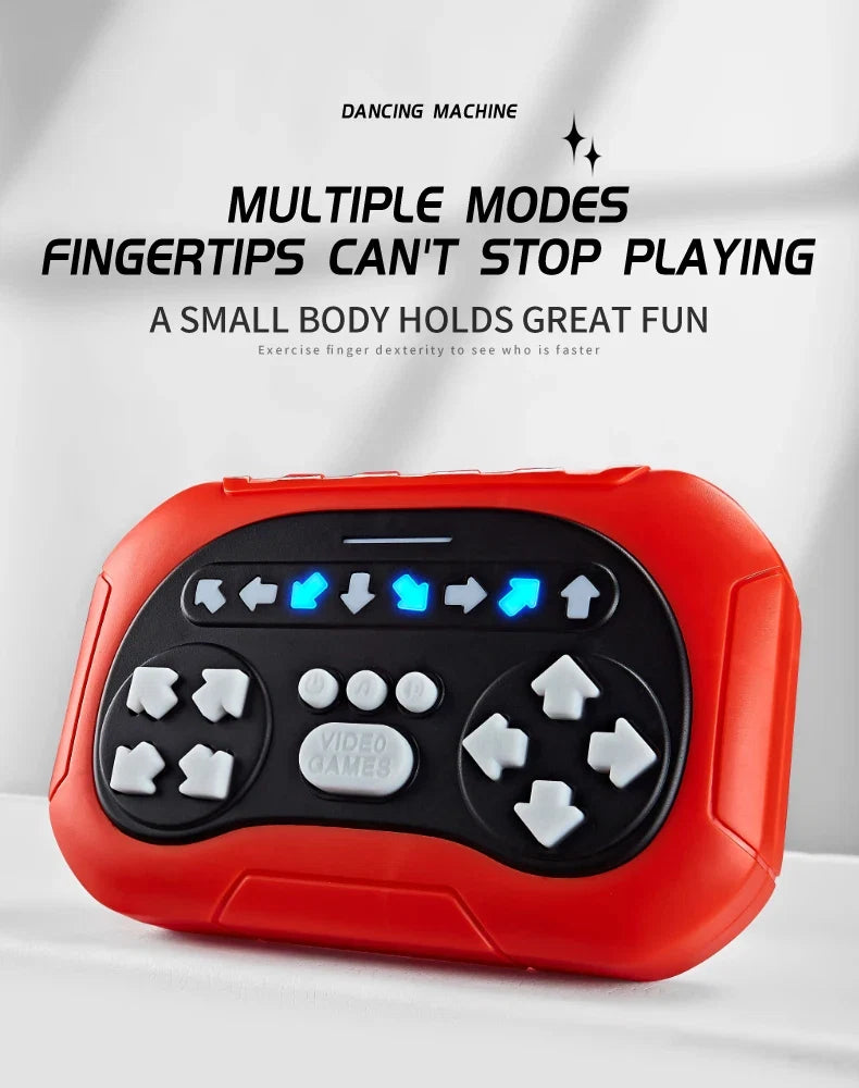 Fast Music Rhythm Quick Push Game - Finger Dance Handheld Game for Hand-Eye Coordination - Halloween/Thanksgiving/Christmas Gift
