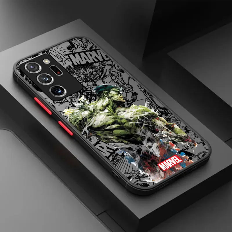 Spidermann Ironmann case for Samsung Galaxy Note 10 Plus 8 9 S21 S22 S23 S24 Ultra Note 20 Ultra