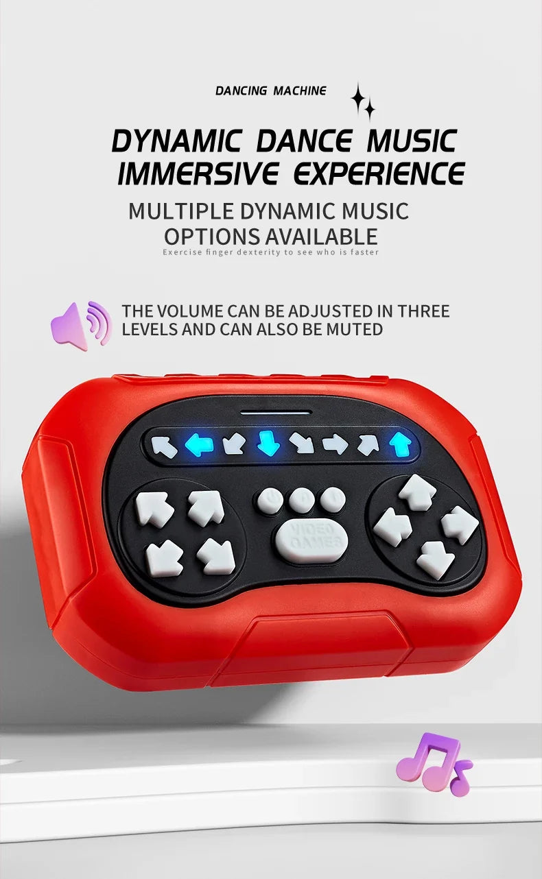 Fast Music Rhythm Quick Push Game - Finger Dance Handheld Game for Hand-Eye Coordination - Halloween/Thanksgiving/Christmas Gift