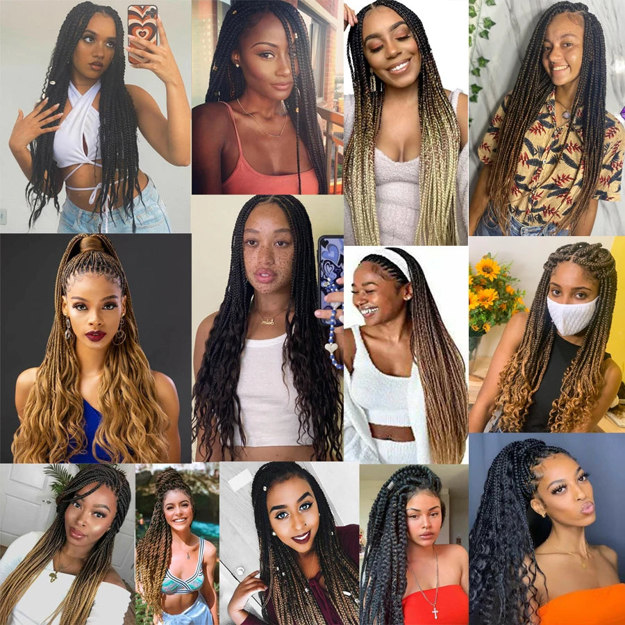 Easy Braiding Hair 26 inch long Jumbo Braids Yaki Straight Crochet Synthetic Ombre Hair Extensions Low temperature Fiber 90g/ pc