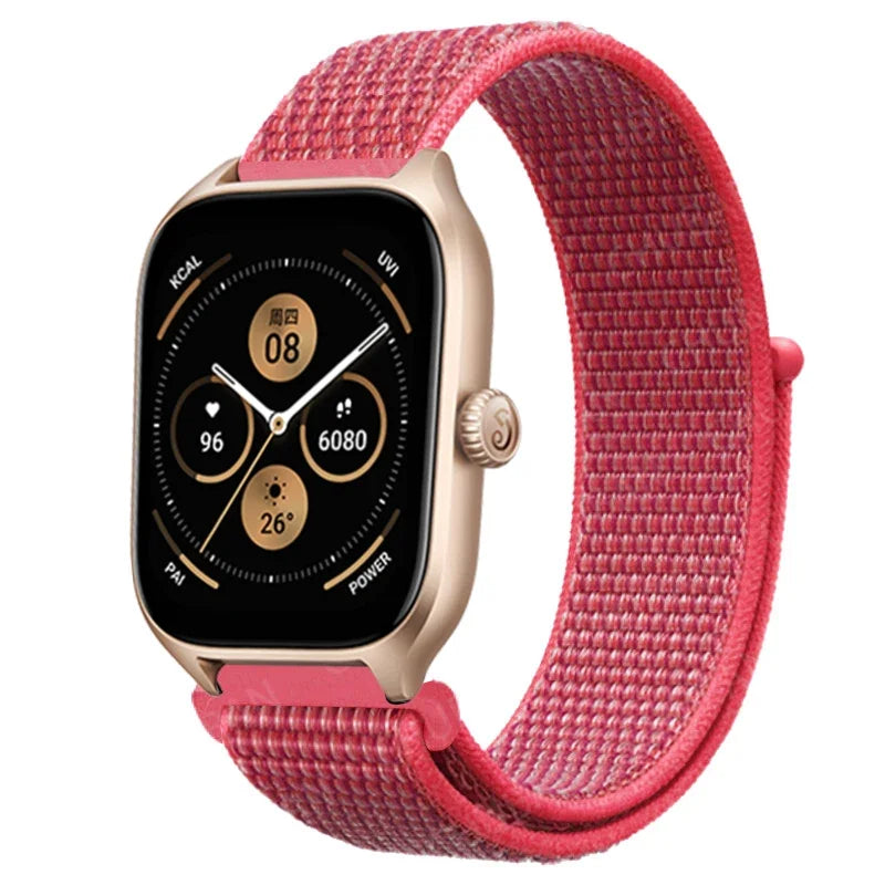 Loop Band For Amazfit GTS 4/3/2/2e Mini/GTR 4/3/Pro/GTR2/47mm/stratos Nylon 20mm/22mm Watch Bracelet Amazfit bip-U-S-lite strap