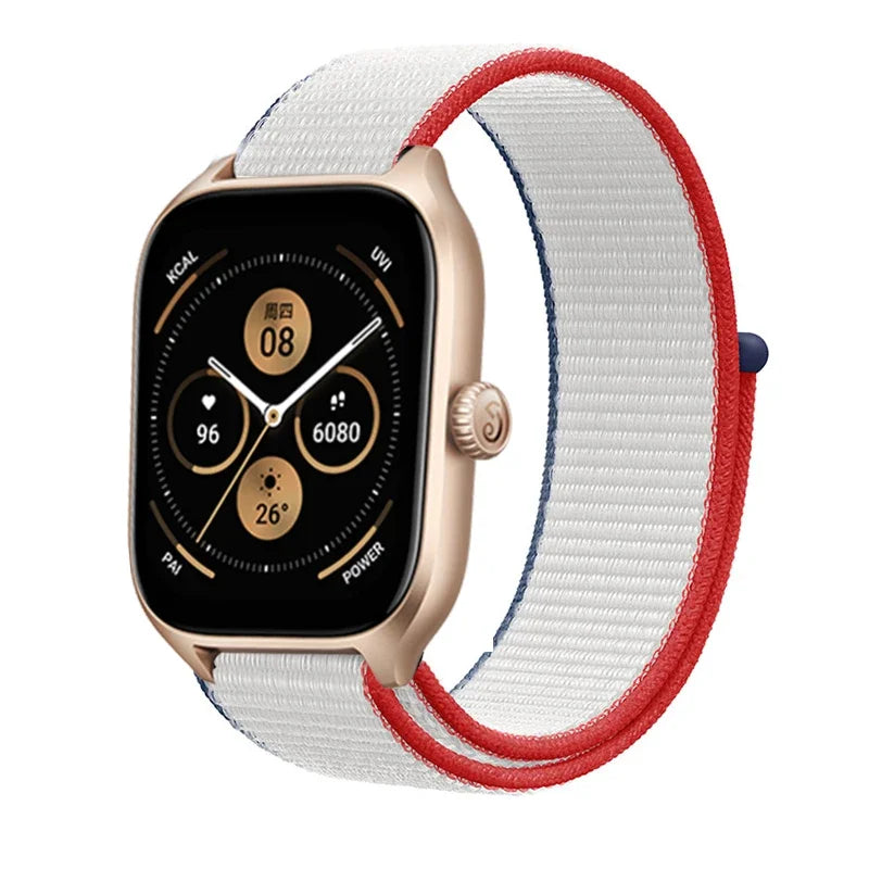 Loop Band For Amazfit GTS 4/3/2/2e Mini/GTR 4/3/Pro/GTR2/47mm/stratos Nylon 20mm/22mm Watch Bracelet Amazfit bip-U-S-lite strap