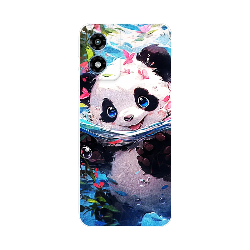 For Moto G 5G 2024 Case Cover For Moto G Play 5G 2024 Fashion Panda Soft Silicone Bumper Coque for Motorola Moto G 5G 2024 Funda