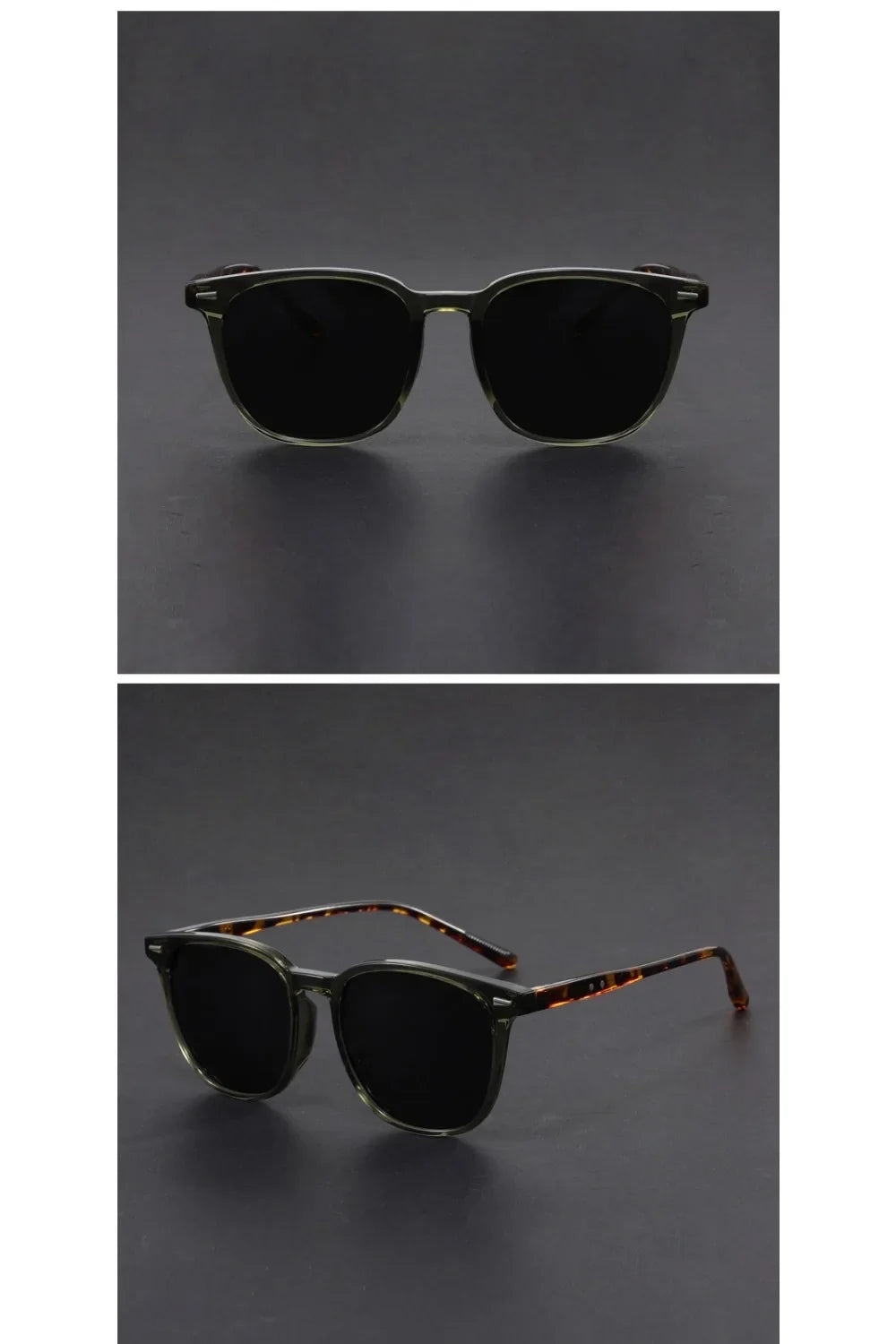 Male and female ultralight round sunglasses driving fishing UV polarized fashion glasses