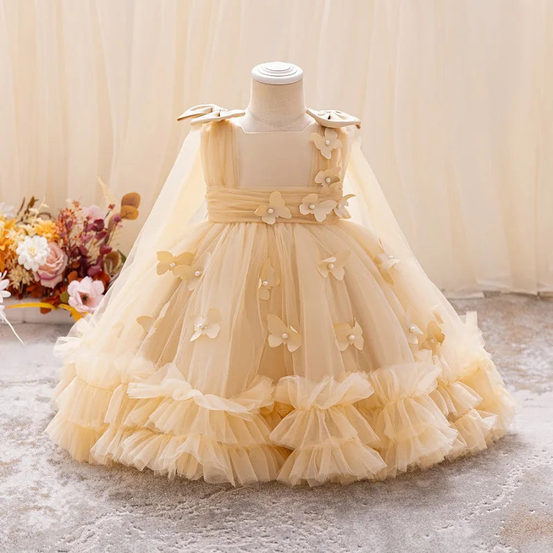 Toddler & Little Girls Birthday & Party Butterfly Dress