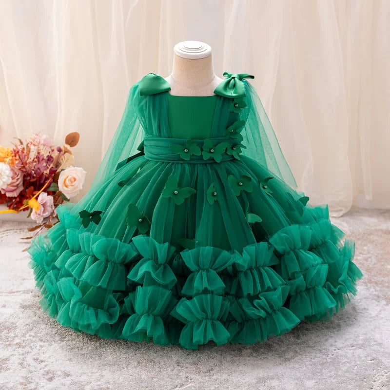 Toddler & Little Girls Birthday & Party Butterfly Dress