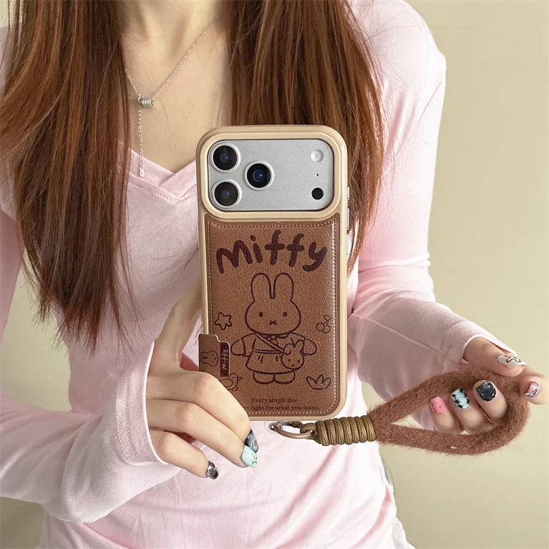 Kawaii Miffy Rabbit iPhone Case