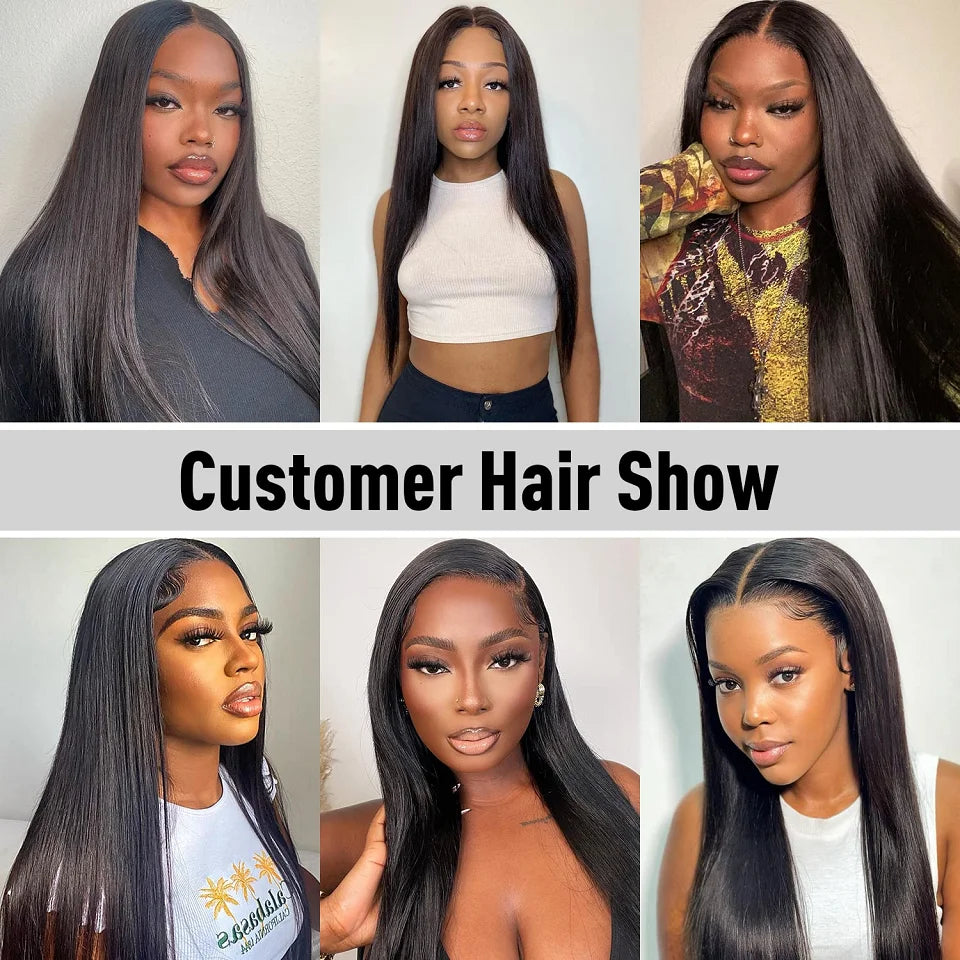 Clip in Hair Extensions Straight Real Human Hair Brazilian Virgin Remy Human Hair Extensions 8pcs with 20 Clips Double Weft for Women Invisible Straight Seamless Clip Ins Hair Extensions Jet Black Natural Soft Silk Straight H