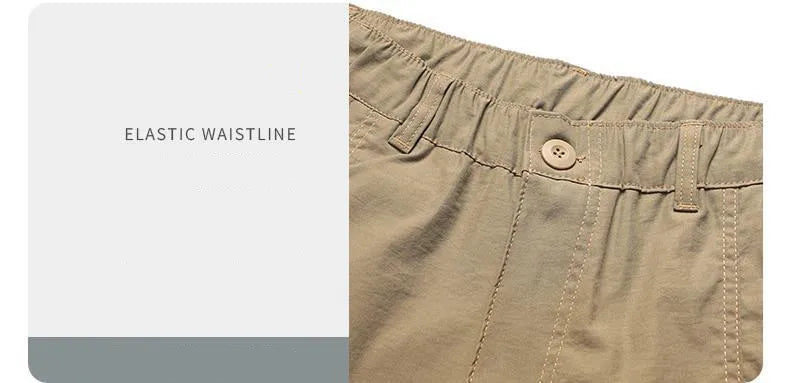 Men’s 2026 Ice Silk Quick Dry Hiking & Travel Pants – Lightweight Outdoor Casual Summer Wear