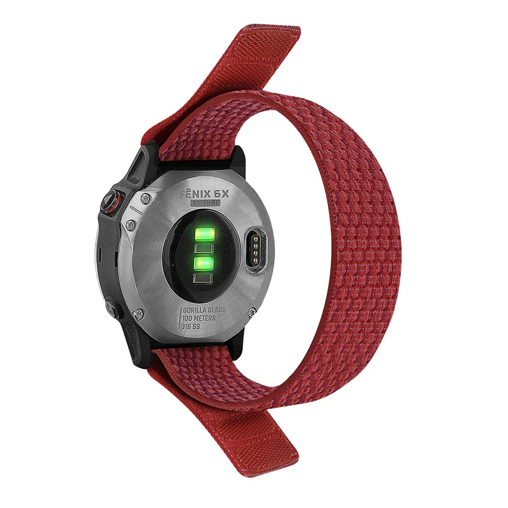22mm 26mm QuickFit Nylon Loop Strap For Garmin Tactix 7 AMOLED Delta Bravo Band For Garmin Fenix 7X 6 PRO 5 3 Braided Watchbands