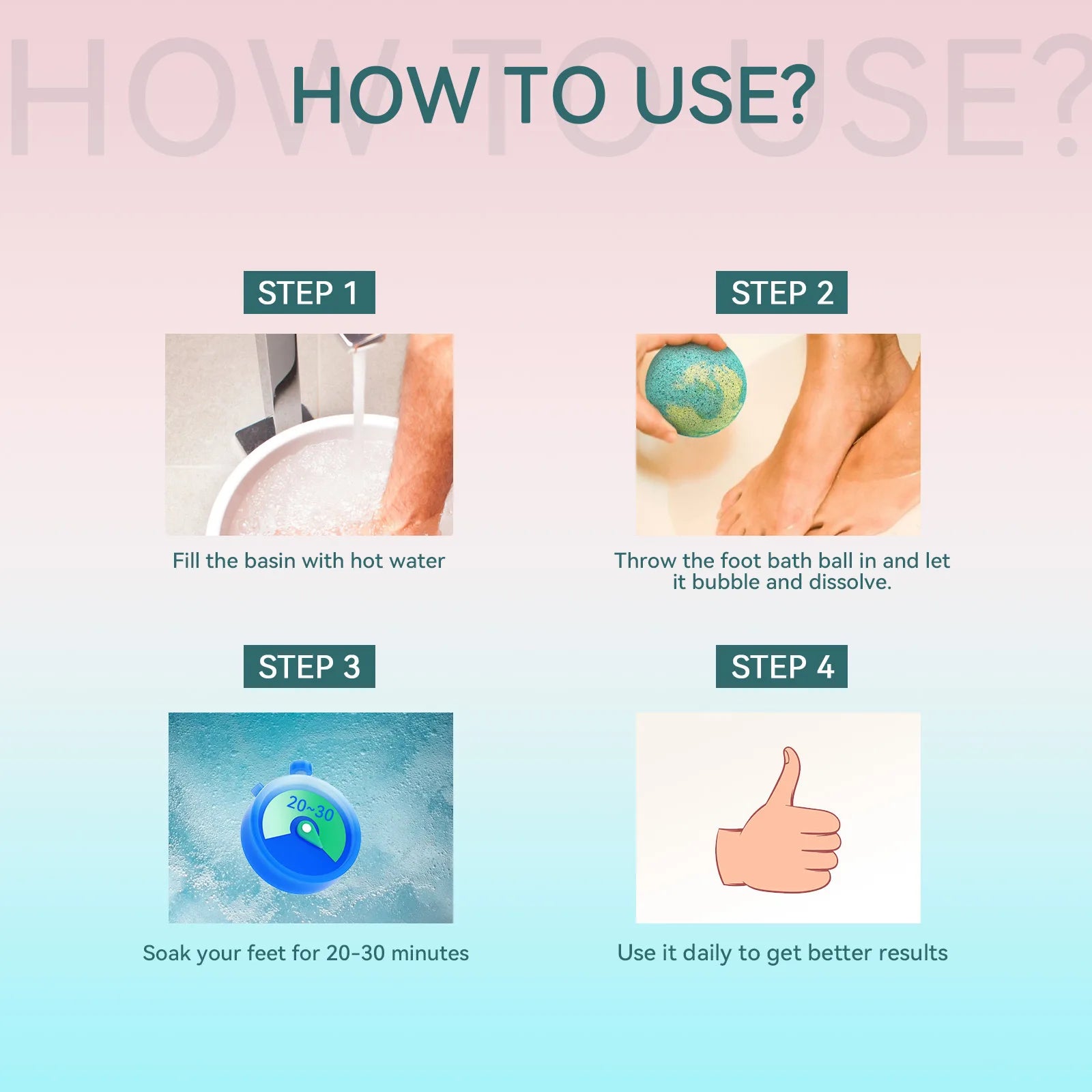 South Moon Foot Soak Tablet Relieve Fatigue Warmth Foot Soaking Promote Circulation Soften Cuticle Herbal Extract Feet Bath Ball