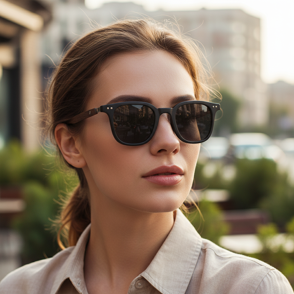 Men’s Vintage PC Frame Sunglasses - Classic Brand Driving Eyewear with Coating Lens