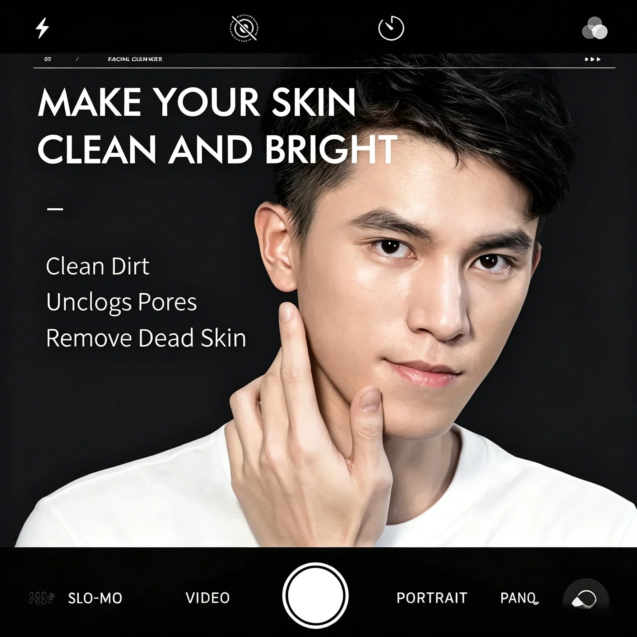 LAIKOU Men Facial Cleanser Face Wash Moisturizing Man Skin Care Oil Control Blackhead Remove Scrub Cosmetics Deep Norishing 50g