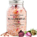 Pink Himalayan Bath Salt with Rose Petals - 100% Natural Aromatherapy, Ylang Grapefruit Essential Oil - Cruelty-Free, Revitalize