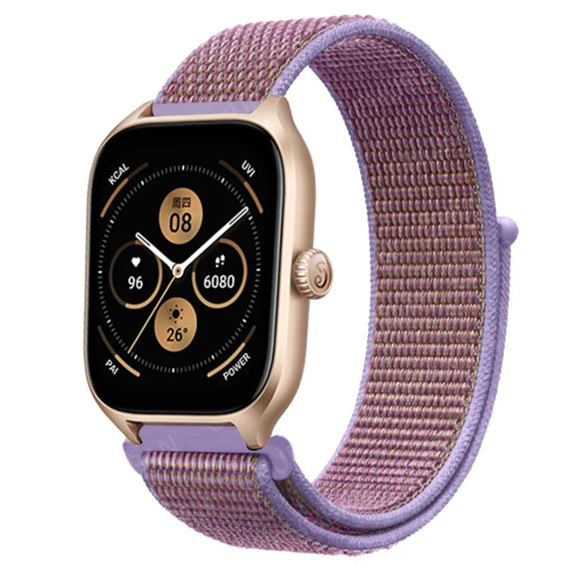 Loop Band For Amazfit GTS 4/3/2/2e Mini/GTR 4/3/Pro/GTR2/47mm/stratos Nylon 20mm/22mm Watch Bracelet Amazfit bip-U-S-lite strap