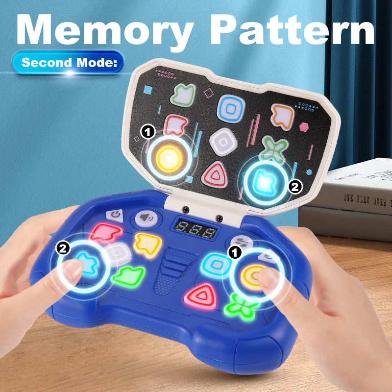 Push-button Quick Push Game Machine Toys Children Puzzles Decompression Music Level Games Breaking Handheld Flip Dancing Machine