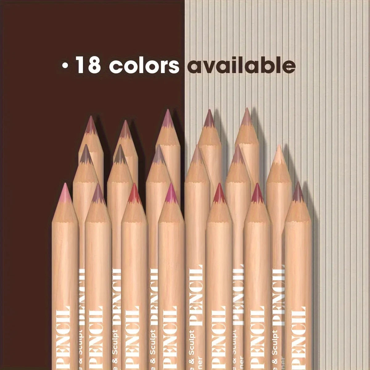 6pcs Velvet Matte Lip Liner Set - Long-Lasting Versatile Shades Longlasting Lip Makeup Berry, Brown, Pink Lip Pencil