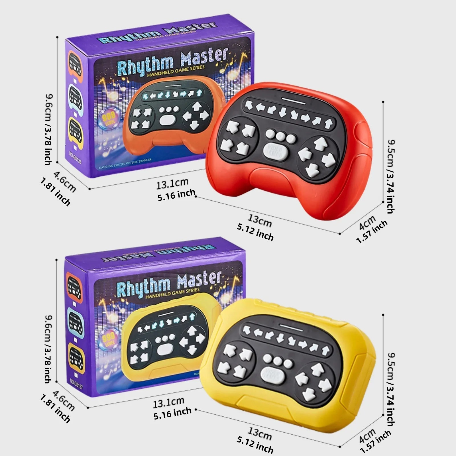 Fast Music Rhythm Quick Push Game - Finger Dance Handheld Game for Hand-Eye Coordination - Halloween/Thanksgiving/Christmas Gift