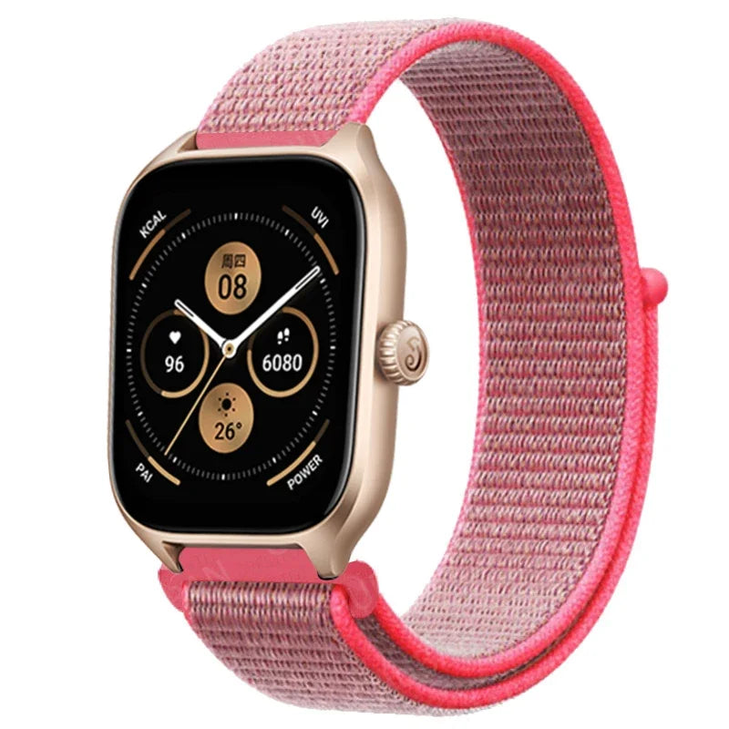 Loop Band For Amazfit GTS 4/3/2/2e Mini/GTR 4/3/Pro/GTR2/47mm/stratos Nylon 20mm/22mm Watch Bracelet Amazfit bip-U-S-lite strap
