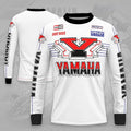 Yamaha Motocross Long-Sleeved Jersey: Oversized, breathable, quick-dry, suitable for men and women.