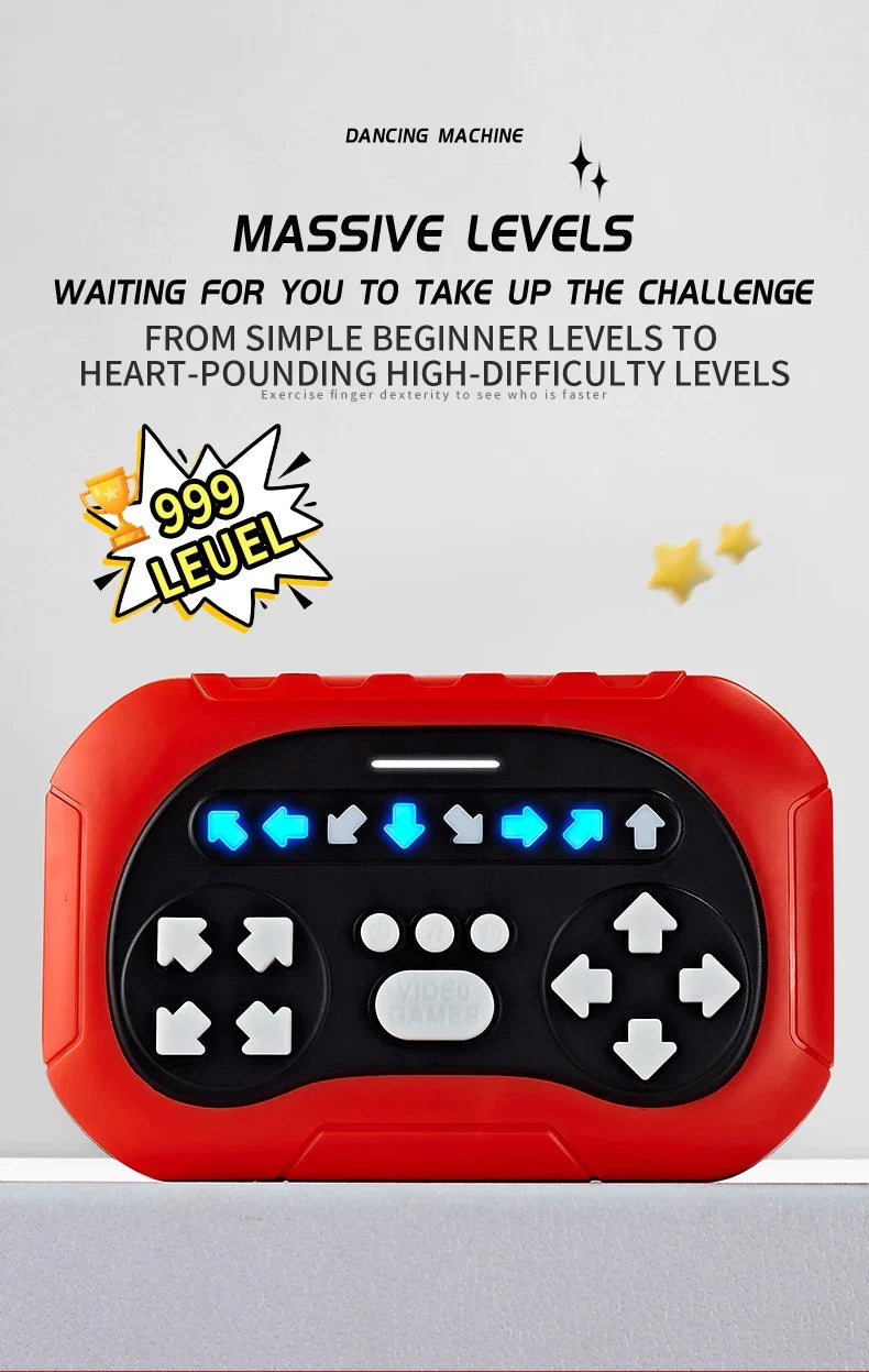 Fast Music Rhythm Quick Push Game - Finger Dance Handheld Game for Hand-Eye Coordination - Halloween/Thanksgiving/Christmas Gift