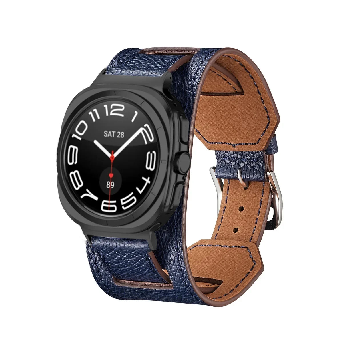 Premium Leather Band For Samsung Galaxy Watch Ultra 47mm Comfortable Bracelet Accessories Samsung Galaxy Watch 7 Ultra Wristband