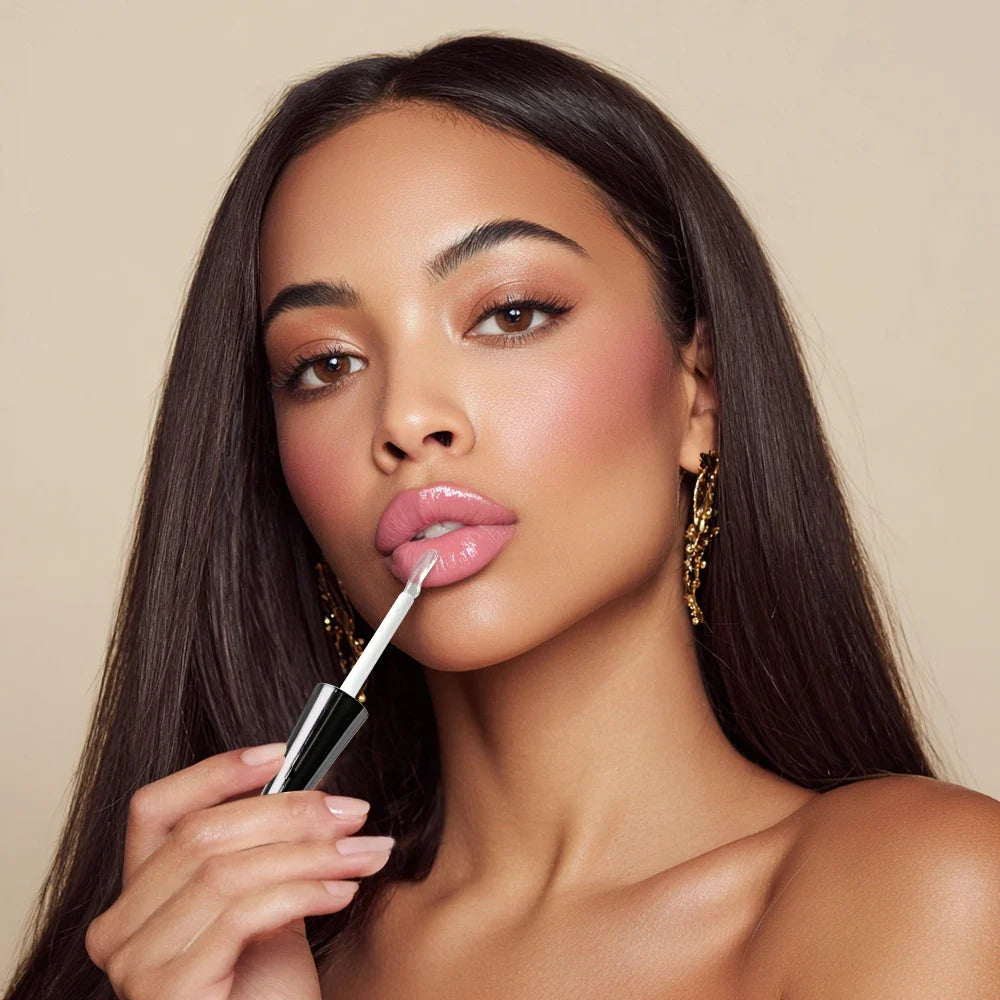 Lakerain Lip Plumper Moisturizing Lip Gloss Transparent Plump Lips Care Lip Stuffer Gift Korean Cosmetics