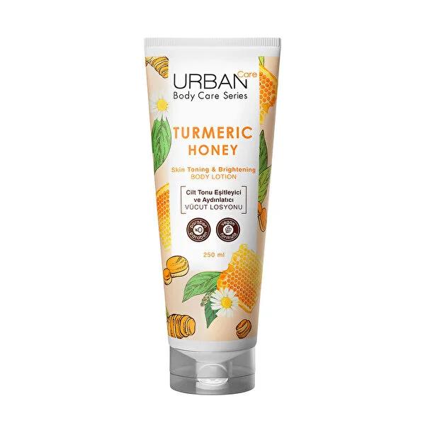 Urban Care Turmeric Honey Body Lotion - Natural Moisturizer for Dry Skin, 8.45 fl oz