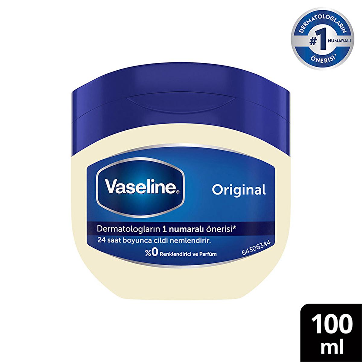 Vaseline Original Moisturizing Jelly - 24 Hour Hydration for Dry Skin, Hypoallergenic & Dermatologist-Recommended